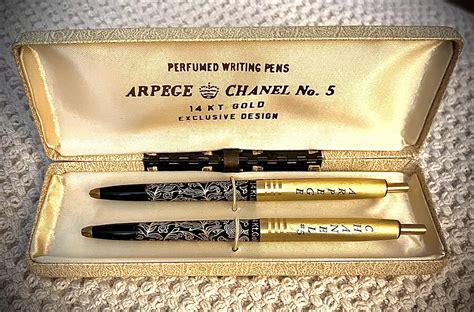 arpege chanel writing pens|arpege chanel no 5 pens.